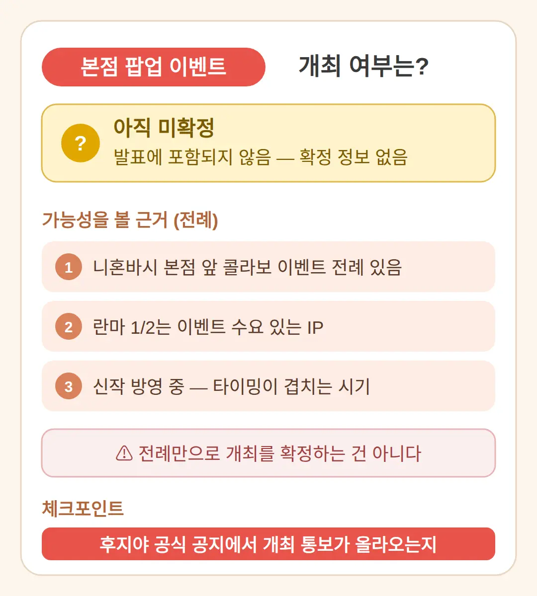 후지야 본점 팝업 이벤트는 열리나